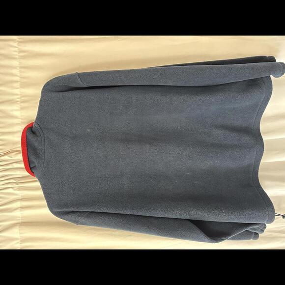 Cozy Fleece Jacket with Red Collar - Hermosa Beach - Picture 2 of 3